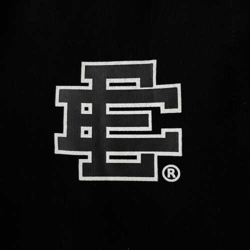 1:1 quality version Basic Solid Color Big Logo Print Hoodie & Pants Set 2 colors