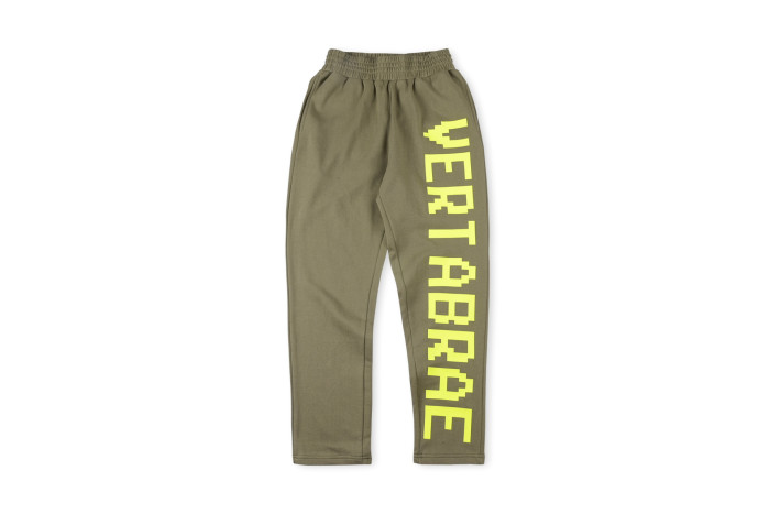 1:1 quality version Vertical Letter Logo Printed Pants 24 colors