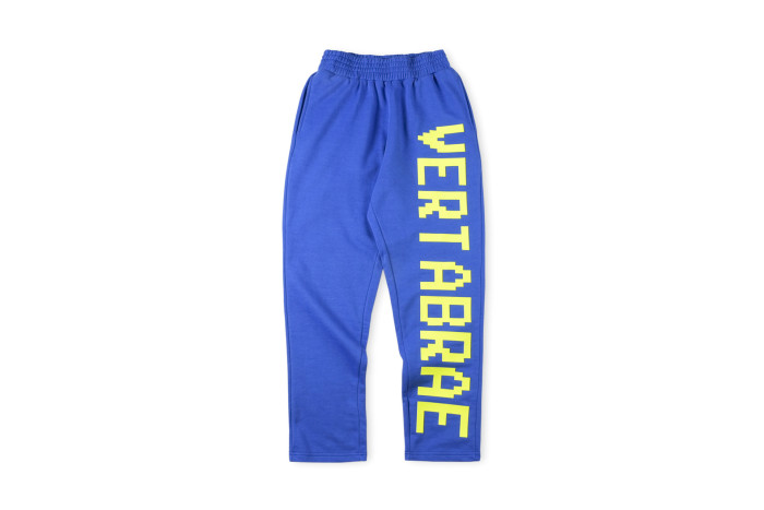 1:1 quality version Vertical Letter Logo Printed Pants 24 colors