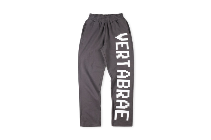 1:1 quality version Vertical Letter Logo Printed Pants 24 colors