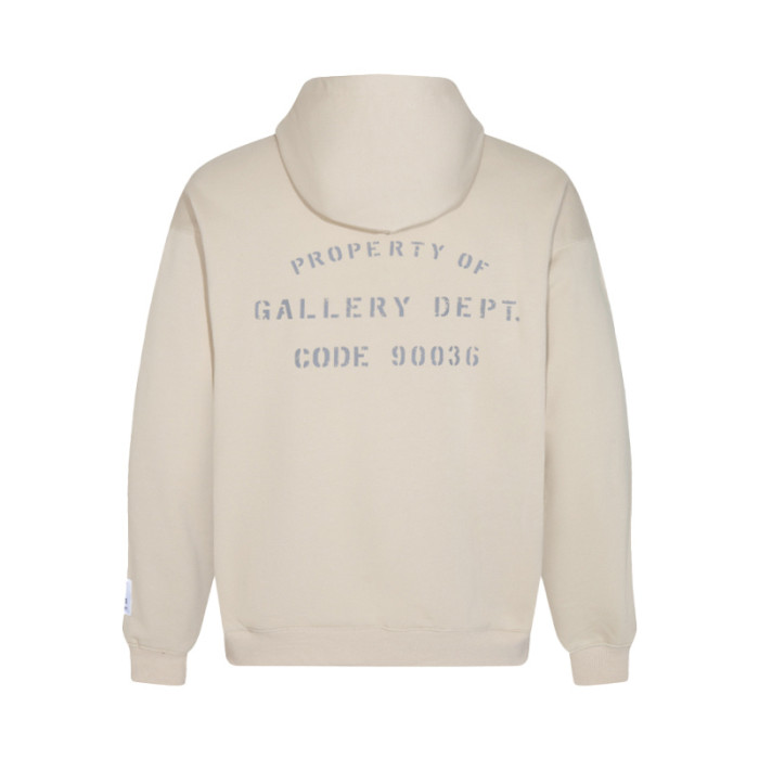 [50% Off]GaIIery Dept. Overlapping Monogram Printed Back Aged Letter hoodie 27152996