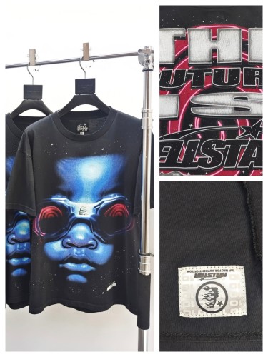 1:1 quality version HS Goggles Portrait Black Tee with NFC tag