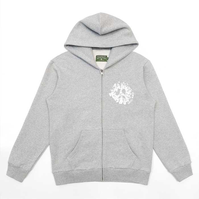1:1 quality version Kapok Foam Letter Print Zipper Hoodie 2 colors