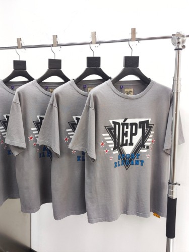 1:1 quality version Shield Monogram Printed Aged Washed Tee