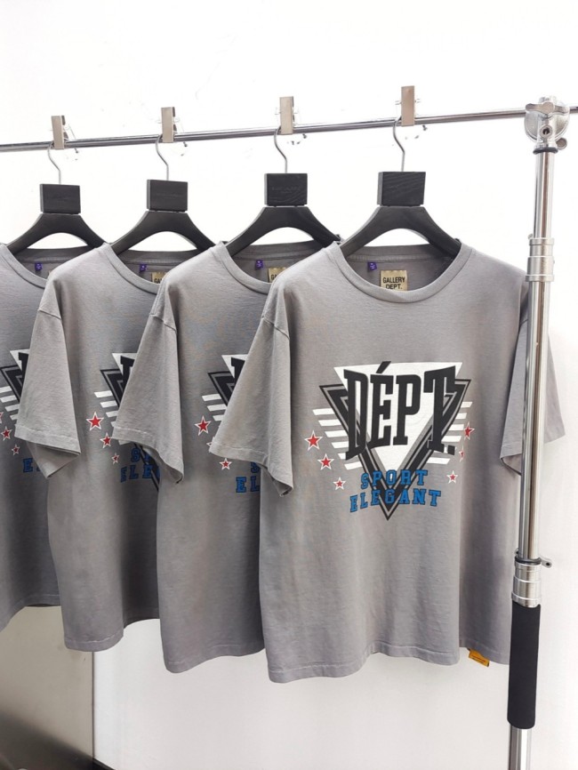 [Big & Tall for weights up to 260 lbs]1:1 quality version Shield Monogram Printed Aged Washed Tee