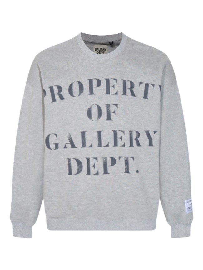   Destroyed Letters Distressed Crew Neck Sweatshirt