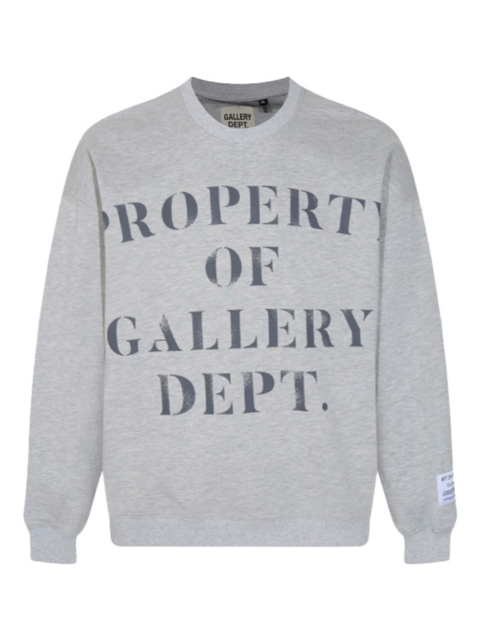   Destroyed Letters Distressed Crew Neck Sweatshirt