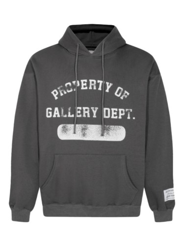 Old mottled monogrammed logo hoodie