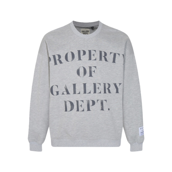   Destroyed Letters Distressed Crew Neck Sweatshirt