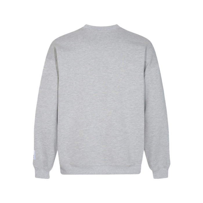   Destroyed Letters Distressed Crew Neck Sweatshirt