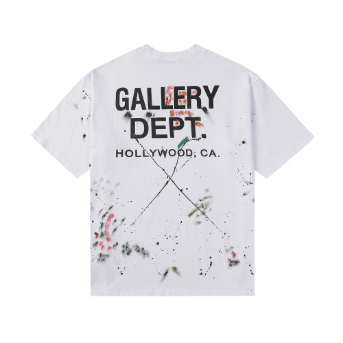 Colorful Graffiti Ink Splash Black Letter Print Tee