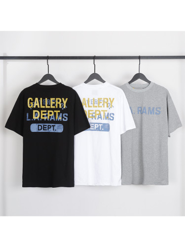 Stamped Logo Blue Slogan Tee 3 colors