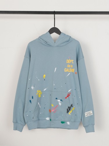 Gold Letter Logo Splash hoodie