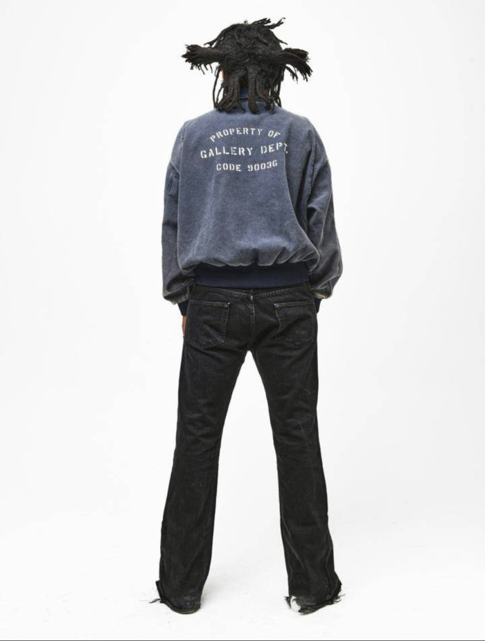 Basic High Street Washed Micro Blue Spliced Jeans 3 colors