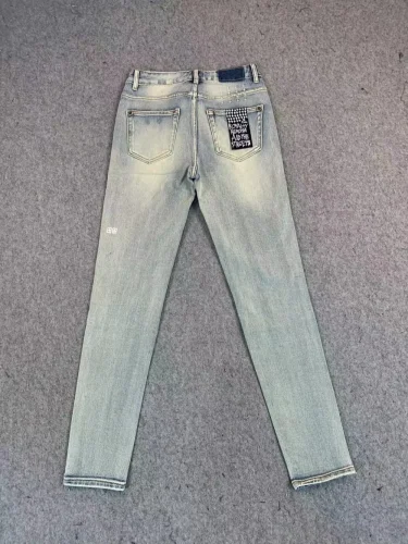 [buy more save more]1:1 quality version Knee Rubbed Vintage Denim Jeans