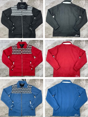 1:1 quality version Tessellated Zipper Jacket 3 colors