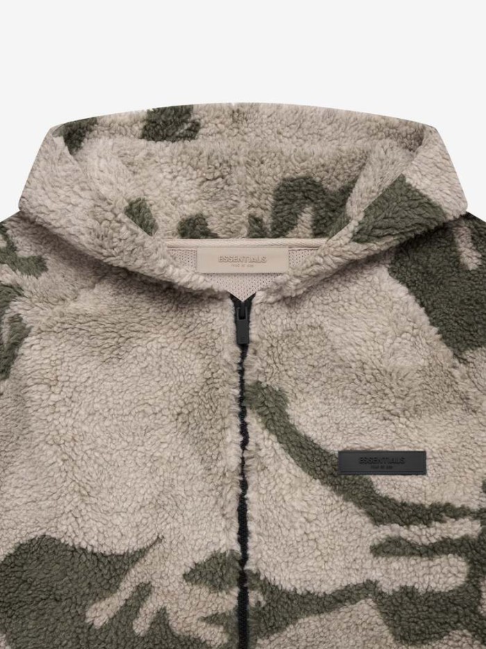 1:1 quality version Logo Labeled fleece lamb wool half-zip Hoodie 3 colors