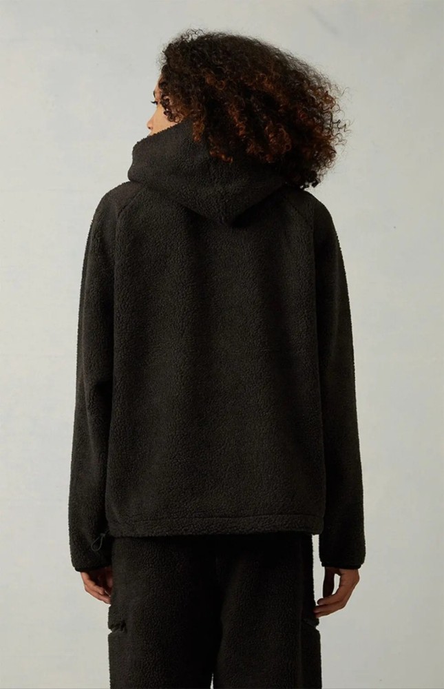 1:1 quality version Logo Labeled fleece lamb wool half-zip Hoodie 3 colors