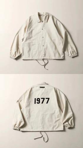 1:1 quality version Flocked Letter Logo Coach Jacket