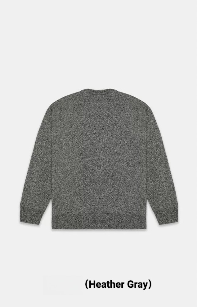 1:1 quality version Monogrammed Logo Knit Crew Neck Sweater 3 colors