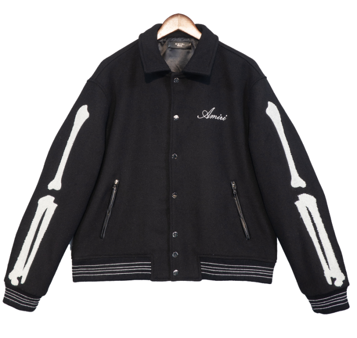 Skull and Bones Monogram Embroidered Tweed Jacket 2 colors