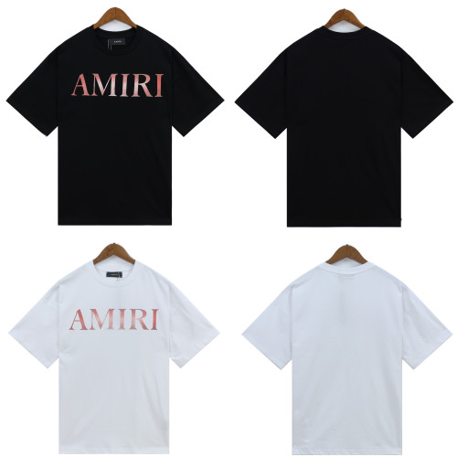 Gradient Red Letter Logo tee 2 colors