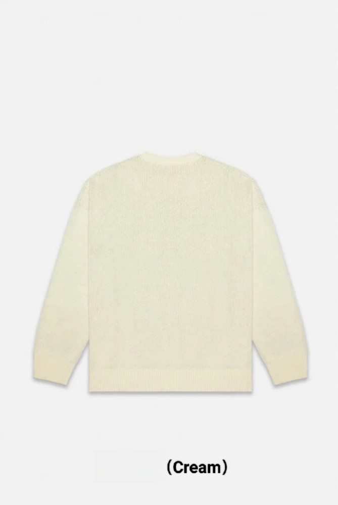 1:1 quality version Monogrammed Logo Knit Crew Neck Sweater 3 colors