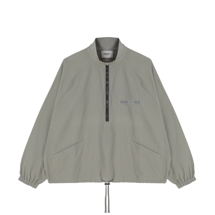 1:1 quality version 3M Reflective Lettering Half Zip Pullover Windbreaker Jackets 2 colors