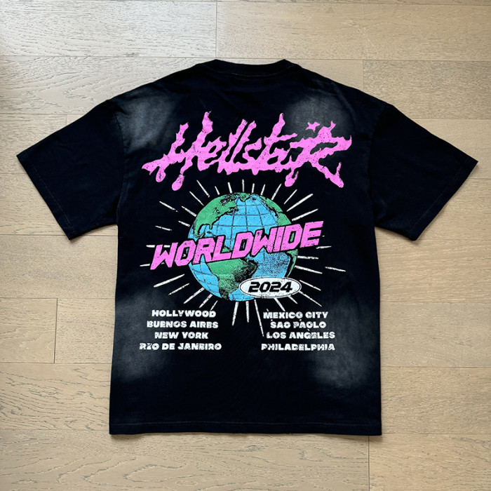 2024 Global Flight Printed Washed Version Tee