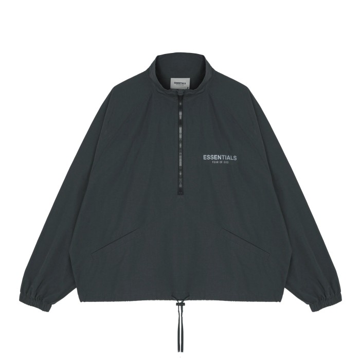 1:1 quality version 3M Reflective Lettering Half Zip Pullover Windbreaker Jackets 2 colors