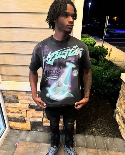 1:1 quality version UFO Attack Print  Tee with NFC tag