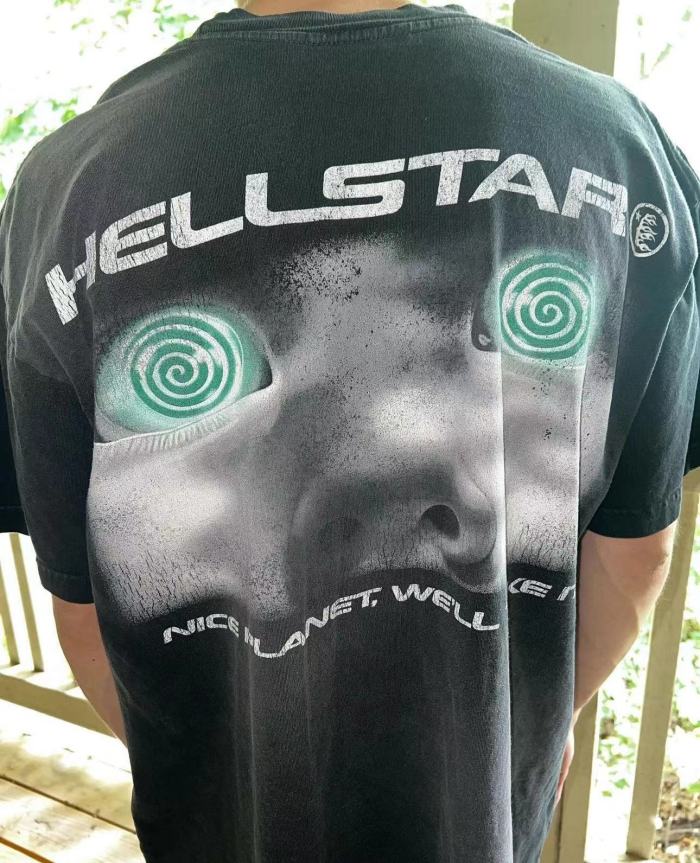 [Big & Tall for weights up to 260 lbs]1:1 quality version UFO Attack Print  Tee with NFC tag