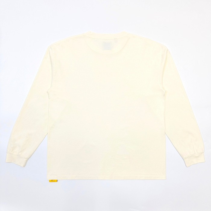 1:1 quality version Classic Four Letter Beige Long Sleeve Tee