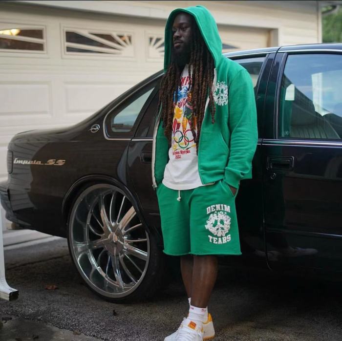 1:1 quality version Back Foam Kapok Monogrammed Zip Hoodie 2 colors