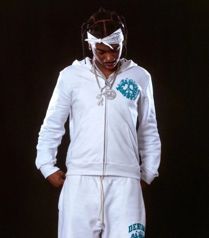 1:1 quality version Back Foam Kapok Monogrammed Zip Hoodie 2 colors