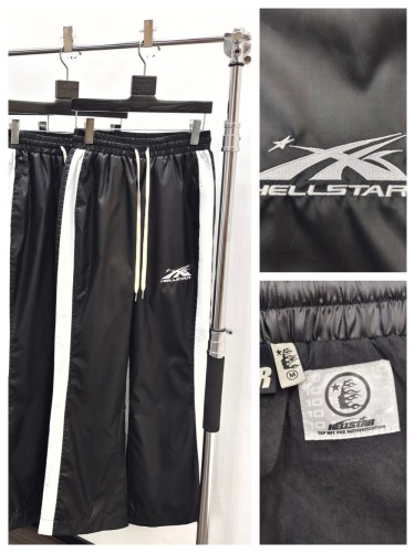 1:1 quality version Embroidered Logo Side White Stripe Pants with NFC tag