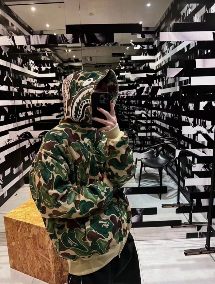 1:1 quality version Ape Art Oil Painting Camouflage Hoodie【Genuine, Exclusive Sales】