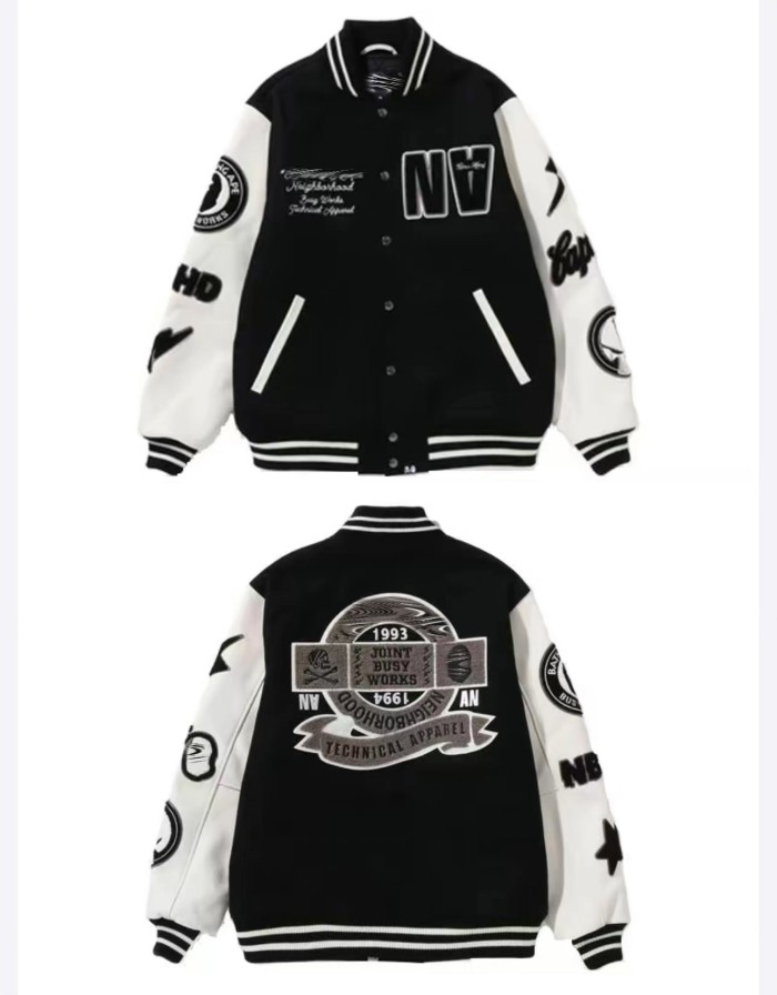 1:1 quality version Flocked Letter STA Embroidered Aviator Jacket 3 colors【Genuine, Exclusive Sales】