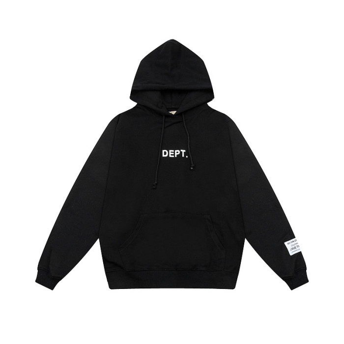 Basic Alphabet Back Slogan Print Solid Color hoodie 2 colors