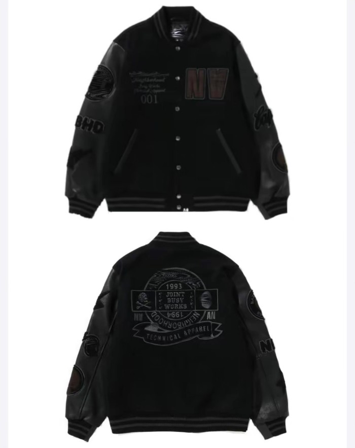 1:1 quality version Flocked Letter STA Embroidered Aviator Jacket 3 colors【Genuine, Exclusive Sales】