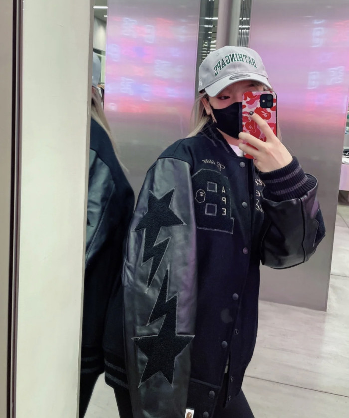 1:1 quality version Flocked Letter STA Embroidered Aviator Jacket 3 colors【Genuine, Exclusive Sales】