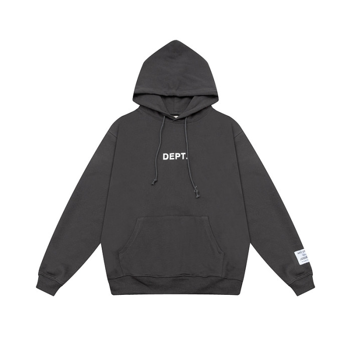 Basic Alphabet Back Slogan Print Solid Color hoodie 2 colors