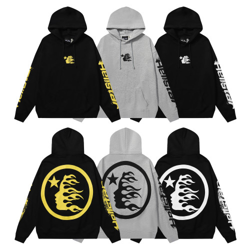 Front and Back Logo Sleeve Arm Letter Print hoodie & pants set 3 colors