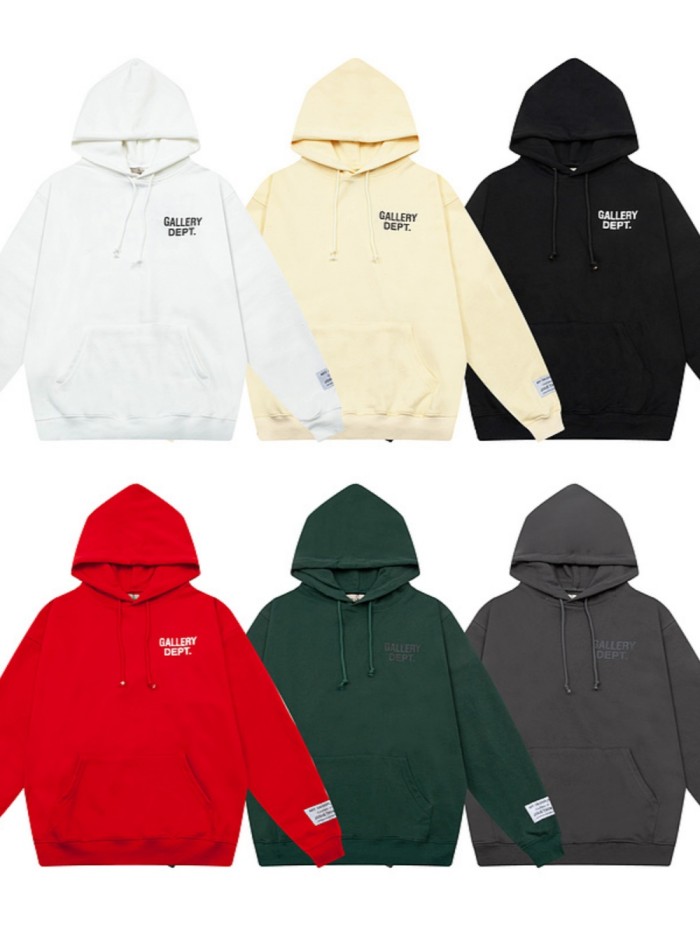   Hollywood limited edition monogrammed logo print hoodie 6 colors