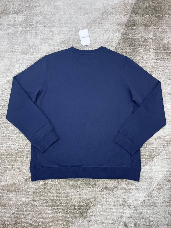 1:1 quality version Chest logo embroidery loose round neck Sweatshirt 2 colors