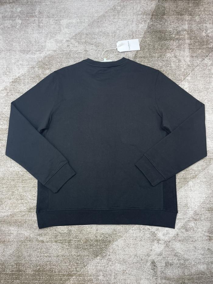 1:1 quality version Chest logo embroidery loose round neck Sweatshirt 2 colors