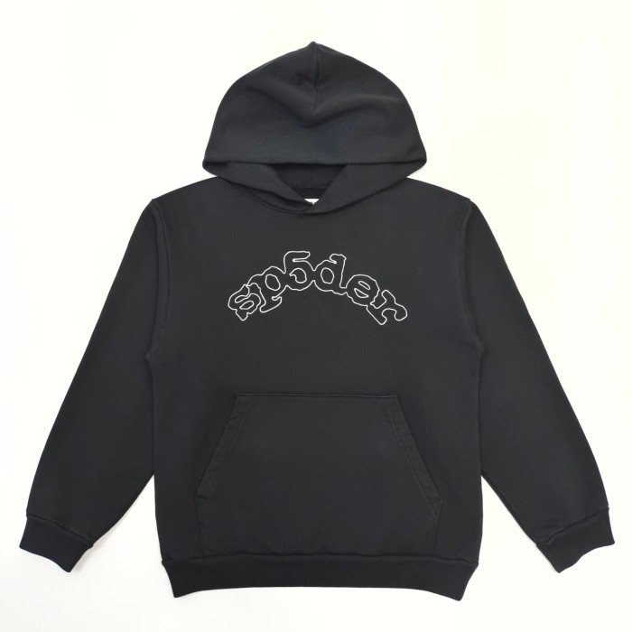 1:1 quality version Embroidered Logo Solid Color Hoodie
