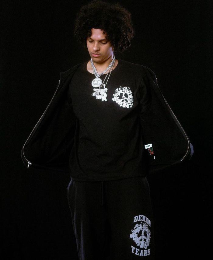 1:1 quality version Colorblocked Foam Kapok Monogrammed Hoodie & Sweatpants Set 4 colors