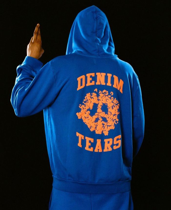 1:1 quality version Colorblocked Foam Kapok Monogrammed Hoodie & Sweatpants Set 4 colors