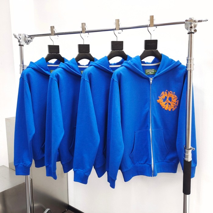 1:1 quality version Colorblocked Foam Kapok Monogrammed Hoodie & Sweatpants Set 4 colors